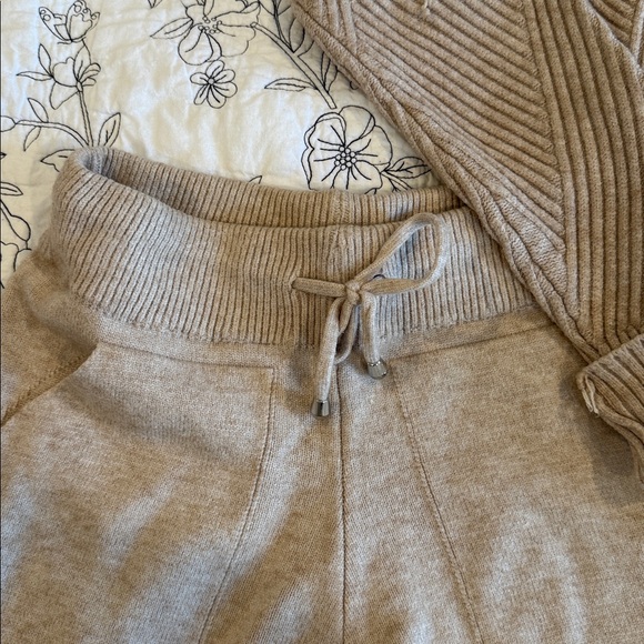 Cozy Tan Knit Sweater and Jogger Set - Picture 5 of 7